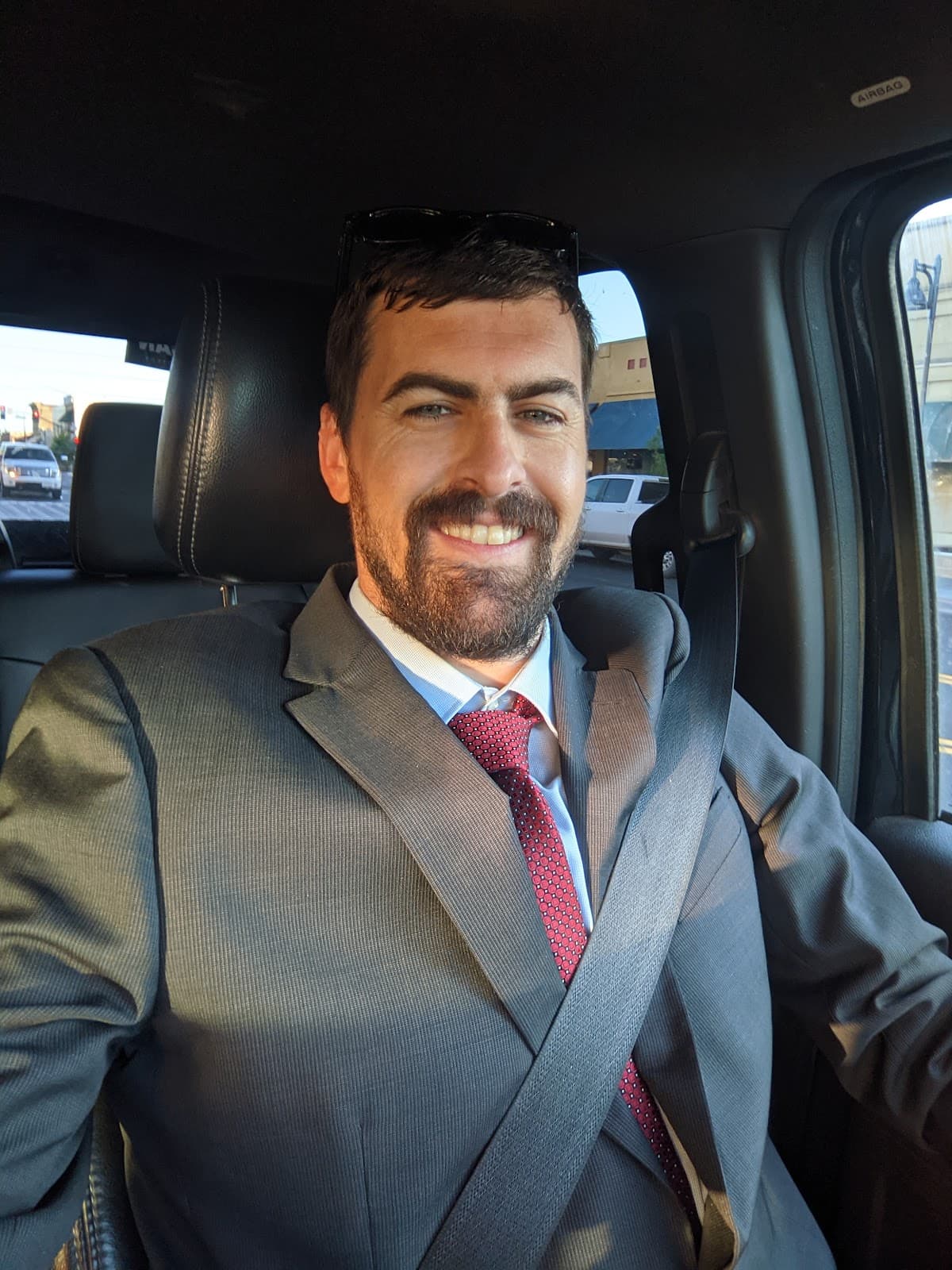 Russell Green on the campaign trail